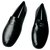 CHANEL Neue schwarz glänzende Lederhalbschuhe T.41  ref.265680