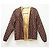K-Way Daft Punk Preto Dourado Bordeaux - vista 4