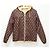 K-Way Daft Punk Preto Dourado Bordeaux - vista 5