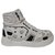 MCM sneakers Cuir Noir Blanc  ref.265740