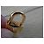 Lucchetto Hermès in acciaio dorato per Kelly Birkin Bianco Gold hardware - vista 6