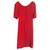 Vanessa Bruno vestido vermelho Triacetato  ref.266069