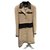 Chanel Coats, Outerwear Black Beige Leather Wool  ref.266256