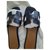 Hermès Oran sandals Black Leather  ref.266331