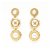 Chanel HALF PEARL PENDANTS Golden Metal  ref.266538
