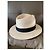 Cappello Borsalino Nero Bianco sporco - vista 5