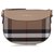 Burberry Brown House Check Canvas Crossbody Bag Multiple colors Beige Leather Cloth Pony-style calfskin Cloth  ref.266823