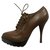 Bally Fantila Ankle Boots Brown Taupe Leather  ref.267214
