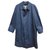 imperméable homme Burberry vintage t 54 à doublure laine amovible Coton Polyester Bleu Marine  ref.267274