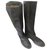Autre Marque Boots Black Leather  ref.267590