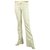 Pantalon Dondup Bianca White Flare Leg Bootcut taille de pantalon 26 Coton Elasthane Blanc  ref.268110
