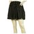 IRO "Carmel" Minifalda plisada de gasa negra con gradas Talla 36 Negro Poliéster  ref.268119