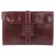 Hermès Hermes Red Jige PM Leather Clutch Bag Dark red Pony-style calfskin  ref.268322
