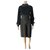 Robe Chanel noir et doré Laine  ref.268485