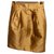 Burberry Golden silk skirt Metallic  ref.268532