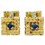 Autre Marque Van Cleef & Arpels cufflinks two golds and sapphires. White gold Yellow gold  ref.268796