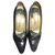 Yves Saint Laurent Talons Cuirs exotiques Noir  ref.269055