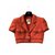 BARBIE COLLECTION Gorgeous coral red SPRING 1995 CHANEL RUNWAY JACKET Orange Cotton  ref.269114