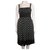 Diane Von Furstenberg Silk dress with star pattern Black Blue  ref.269226