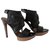 Lanvin Chaussures sandalettes cuir Noir  ref.269267