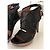 Lanvin Ledersandalen mit hohem Absatz Schwarz - Ansicht 8