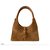 Gucci Bolso Jackie Suede Caramelo Gold hardware Suecia  ref.269301