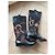 Botas Ralph Lauren de couro e tecido pretas Preto - vista 4