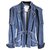 Chanel Rare Supermodel denim jacket Dark blue  ref.269430