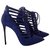 Le Silla Ankle Boots Blue Leather Deerskin  ref.269482