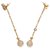 Dior Gold Gold-Tone Drop Earrings Golden Metal  ref.269661
