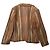 Chaqueta de vestir Biba de algodón marrón y beige Talla 38 Castaño - vista 2