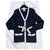 Chanel Cardigan cachemire boutons CC Bleu Marine  ref.269929