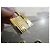 Lucchetto Hermès in acciaio dorato con 2 chiavi Gold hardware - vista 4