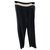 Chanel Pants, leggings Black Cotton  ref.269988