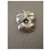 Kenzo Thought brooch. Silvery Silver-plated  ref.270004