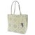 Dior White Cannage Perforated Leather Tote Bag Blue Pony-style calfskin  ref.270126