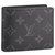 Louis Vuitton LV slender wallet eclipse Grey Leather  ref.270366