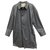 Burberry men's raincoat 54 Dark grey Cotton  ref.270391