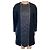 Abrigo de lana negro Sonia Rykiel con cremalleras
