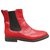 Heschung p ankle boots 41 Red Leather  ref.270531