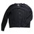 Cambon Chanel Uniform Cardigan Preto Algodão Lã  ref.270702
