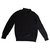 Massimo Dutti Sweaters Black Cotton Cashmere  ref.270744