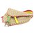 CHRISTIAN DIOR Trotter Canvas Saddle Waist Bag Pouch Rasta Color Auth 15834 Red Beige Green Yellow Cloth  ref.270940