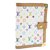 LOUIS VUITTON Multicolor Agenda PM Tagesplaner Cover Weiß R.20896 Auth 18349 Leinwand  ref.271037