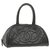 CHANEL Caviar Skin Matelasse Hand Bag Black CC Auth rd1312 Leather  ref.271292