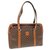 Céline CELINE Macadam Canvas Hand Bag Brown PVC Leather Auth ar2628 Cloth  ref.271403