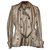 BURBERRY lined BREASTED TRENCH COAT JACKET Golden Cotton Polyurethane  ref.272000