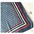 Guy Laroche Schal Weiß Rot Blau Polyester 70x70 cm - Ansicht 4