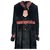 John Galliano abrigo largo de piel de conejo real Negro  ref.272031