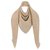 Louis Vuitton LV Monogram shawl Dune Grey Silk  ref.272089